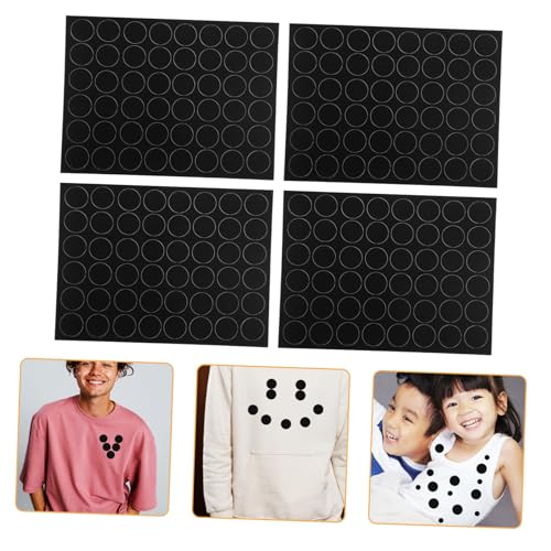 Veemoon 6 Blätter Selbstklebende Nylon Punkte Patches Dekorative Klebe Aufnäher für Kleidung DIY Bastelprojekte Langlebig und Vielseitig Anwendbar für Kreative Designs von Veemoon