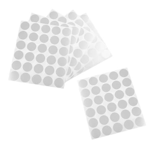 Veemoon 6 Blätter Selbstklebende Rubbelsticker Runde Scratch Off Karten für Diy Spiele Partys und Belohnungen Einfach Abziehbar Sicher und Glatt für Jede Gelegenheit von Veemoon