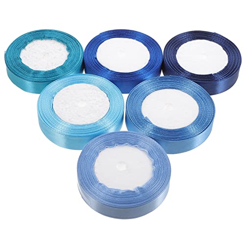 Veemoon 6 Rollen Buntes Satinband Schneidbares Geschenkband für Festlichkeiten Basteln und Dekoration für Geschenkpäckchen Hochzeiten und Partys Veemoon 6 Rollen Buntes Satinband Schneidbares Geschenkband für Festlichkeiten Basteln und Dekoration für Geschenkpäckchen Hochzeiten und Partys von Veemoon