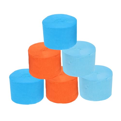 Veemoon 6 Rollen Krepppapier Set Bunten Farben für Hochzeiten Geburtstagsfeiern Diy Dekorationen und Fensterdisplay Langlebig und Vielseitig Einsetzbar Veemoon 6 Rollen Krepppapier Set Bunten Farben für Hochzeiten Geburtstagsfeiern Diy Dekorationen und Fensterdisplay Langlebig und Vielseitig Einsetzbar von Veemoon