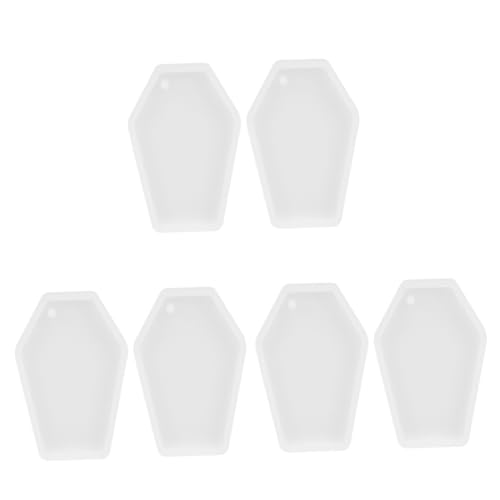 Veemoon 6 Stck. Teiliges Silikon Gießform Coffin Form Schlüsselanhänger Anhänger DIY Epoxidharz Form Flexibel Wiederverwendbar Langlebig für Bastelprojekte Veemoon 6 Stck. Teiliges Silikon Gießform Coffin Form Schlüsselanhänger Anhänger DIY Epoxidharz Form Flexibel Wiederverwendbar Langlebig für Bastelprojekte von Veemoon