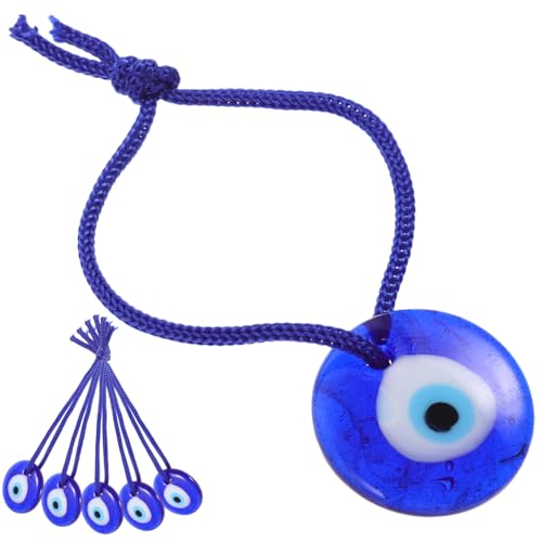 Veemoon 6 Stück Blauer Augenanhänger Böser Blick Schlüssel Aus Ornament Böser Blick Dekorationszubehör UV Böser Blick Wandbehang Fokaler Böser Blick Perle Böser Blick Anhänger Veemoon 6 Stück Blauer Augenanhänger Böser Blick Schlüssel Aus Ornament Böser Blick Dekorationszubehör UV Böser Blick Wandbehang Fokaler Böser Blick Perle Böser Blick Anhänger von Veemoon