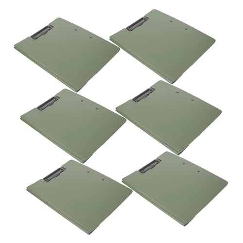 Veemoon 6 Stück Doppelklammer Klemmbrett Dateiordner mit Horizontaler und Vertikaler Schreibfunktion Multifunktionaler Clipboard Organizer für Büro Bau und Teiliges in Militärgrün Veemoon 6 Stück Doppelklammer Klemmbrett Dateiordner mit Horizontaler und Vertikaler Schreibfunktion Multifunktionaler Clipboard Organizer für Büro Bau und Teiliges in Militärgrün von Veemoon