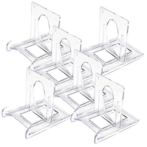 Veemoon 6 Stück Einstellbarer Kartenhalter Staffelei-Ausstellungsständer Sammelkartenanzeige Stand Inhaber Regal Plattenhalterständer Displayhalter Plastik Transparent Veemoon 6 Stück Einstellbarer Kartenhalter Staffelei-Ausstellungsständer Sammelkartenanzeige Stand Inhaber Regal Plattenhalterständer Displayhalter Plastik Transparent von Veemoon