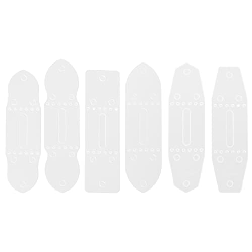 Veemoon 6 Stück Gürtelschnalle Locher Lochmatrize Für Gürtelclip Lochschablone Für Gürtelclip Gürtellochmacher Gürtel Vorlage Gürtellochschablone Pvc Veemoon 6 Stück Gürtelschnalle Locher Lochmatrize Für Gürtelclip Lochschablone Für Gürtelclip Gürtellochmacher Gürtel Vorlage Gürtellochschablone Pvc von Veemoon