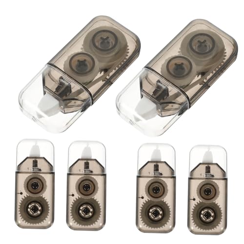 Veemoon 6 Stück Korrekturband Mini Korrekturroller Schwarz Ergonomisches Design für Schule und Büro für Schnelles Korrigieren von Dokumenten und Notizen Veemoon 6 Stück Korrekturband Mini Korrekturroller Schwarz Ergonomisches Design für Schule und Büro für Schnelles Korrigieren von Dokumenten und Notizen von Veemoon