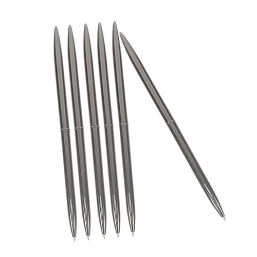Veemoon 6 Stück Kugelschreiber aus Metall Stifte für Männer Lehrerstifte Stifte für Frauen tragbarer Kugelschreiber Metallstift für Unternehmen Metallstift für das Büro Dunkelgrau Veemoon 6 Stück Kugelschreiber aus Metall Stifte für Männer Lehrerstifte Stifte für Frauen tragbarer Kugelschreiber Metallstift für Unternehmen Metallstift für das Büro Dunkelgrau von Veemoon