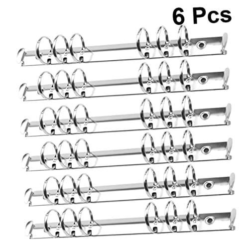 Veemoon 6 Stück Metallbinder Buchbinder Kunsthandwerk Loch Zubehör Ordnerringe Medium Bindeklammern Bulk Buchbindesets Ringe für Ordner Mini-Binderringe Bindemappen Silver Veemoon 6 Stück Metallbinder Buchbinder Kunsthandwerk Loch Zubehör Ordnerringe Medium Bindeklammern Bulk Buchbindesets Ringe für Ordner Mini-Binderringe Bindemappen Silver von Veemoon