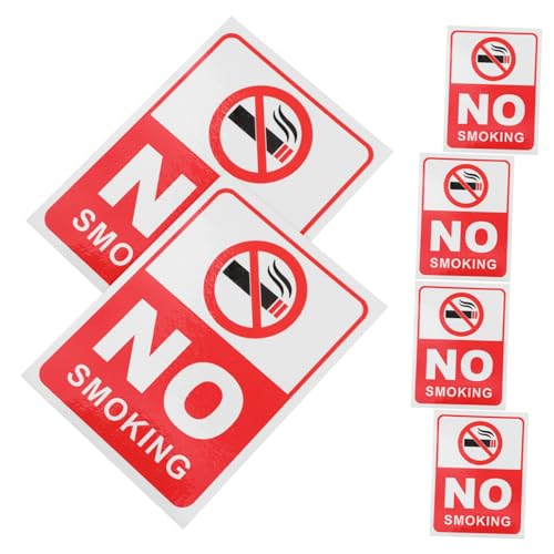 Veemoon 6 Stück Nichtraucher-aufkleber Sicherheitswarnzeichen Sicheres Zeichen Feuerlöscher-schilder Warnsignale Kein Rauchertischschild Aufkleber Für Das Rauchen Im Auto Zinnschild Pvc Veemoon 6 Stück Nichtraucher-aufkleber Sicherheitswarnzeichen Sicheres Zeichen Feuerlöscher-schilder Warnsignale Kein Rauchertischschild Aufkleber Für Das Rauchen Im Auto Zinnschild Pvc von Veemoon