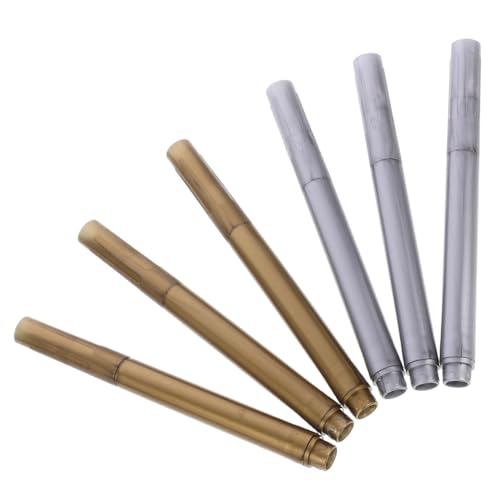 Veemoon 6 Stück Paint Marker Stifte Gold Silber Schnelltrocknend Langlebig zum Bemalen von Weingläsern Papier Keramik Kunststoff für Künstler Schüler DIY Malerei Veemoon 6 Stück Paint Marker Stifte Gold Silber Schnelltrocknend Langlebig zum Bemalen von Weingläsern Papier Keramik Kunststoff für Künstler Schüler DIY Malerei von Veemoon