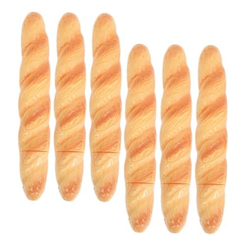 Veemoon 6 Stück Realistische Brot-kugelschreiber Leicht und Tragbar Baguette Brot-design Originelle Schreibstifte für Schule Büro Party-goodies Kreative Geschenkideen für Schüler und von Veemoon