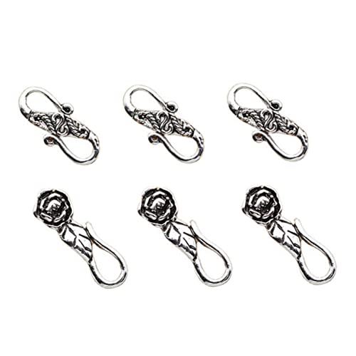 Veemoon 6 Stück Schmuckverbinder S Karabiner Teiliges DIY Armband Verschluss Einfach zu Montieren Langlebig und Vielseitig für Schmuckherstellung und Reparatur Veemoon 6 Stück Schmuckverbinder S Karabiner Teiliges DIY Armband Verschluss Einfach zu Montieren Langlebig und Vielseitig für Schmuckherstellung und Reparatur von Veemoon