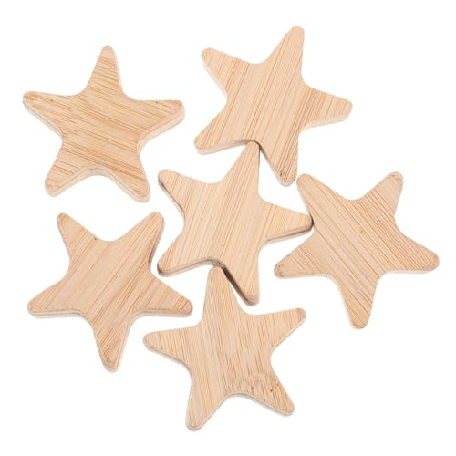 Veemoon 6 Stück Solide Holzplatten Stern Bastelmaterial DIY Holzstücke zum Bemalen Holzrohlinge für Bastelset Holzmodelle Natürliche Holzdekorationen zum Gestalten und Verzieren Veemoon 6 Stück Solide Holzplatten Stern Bastelmaterial DIY Holzstücke zum Bemalen Holzrohlinge für Bastelset Holzmodelle Natürliche Holzdekorationen zum Gestalten und Verzieren von Veemoon