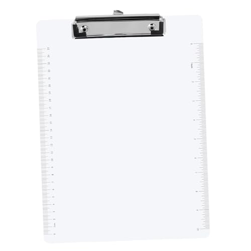 Veemoon 6 Stück Teiliges Acryl Schreibbrett mit Maßstab Transparentes Dokumenten Organizer Klemmbrett Wiederverwendbar Leicht für Büro Schule Lehrer Schüler Veemoon 6 Stück Teiliges Acryl Schreibbrett mit Maßstab Transparentes Dokumenten Organizer Klemmbrett Wiederverwendbar Leicht für Büro Schule Lehrer Schüler von Veemoon