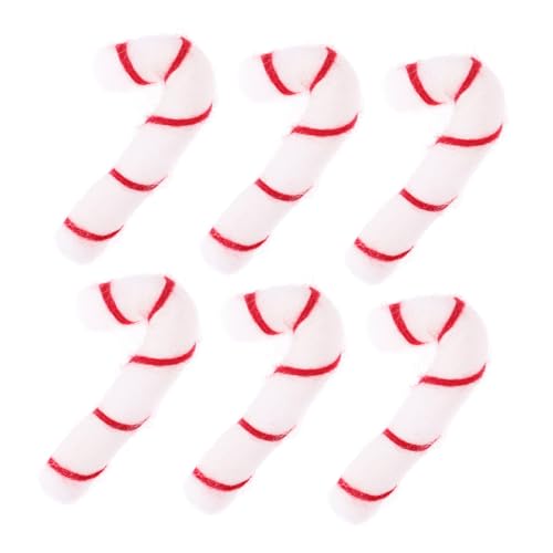 Veemoon 6 Stück Teiliges DIY Candy Cane Anhänger aus Weichem Filz Bunte Weihnachtsdeko für Christbaum Vielseitige Bastelaccessoires für Schmuck Handyhüllen und Geschenkverpackungen für Veemoon 6 Stück Teiliges DIY Candy Cane Anhänger aus Weichem Filz Bunte Weihnachtsdeko für Christbaum Vielseitige Bastelaccessoires für Schmuck Handyhüllen und Geschenkverpackungen für von Veemoon