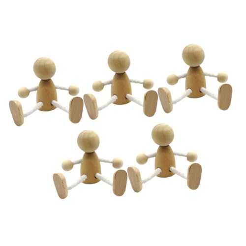 Veemoon 6 Stück Teiliges DIY Holzpuppen zum Bemalen Blanke Holzfiguren für Kreative Bastelsets Dekorative Holzpuppen für Tischdekoration und Handwerkliche Gestaltung Veemoon 6 Stück Teiliges DIY Holzpuppen zum Bemalen Blanke Holzfiguren für Kreative Bastelsets Dekorative Holzpuppen für Tischdekoration und Handwerkliche Gestaltung von Veemoon