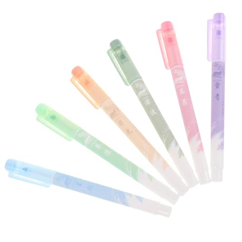 Veemoon 6 Stück Teiliges Farbige Dual Tip Marker mit Glitzer für Handbuch Notizen und Kunstprojekte Kreative Stifte für Journaling und Organisation Veemoon 6 Stück Teiliges Farbige Dual Tip Marker mit Glitzer für Handbuch Notizen und Kunstprojekte Kreative Stifte für Journaling und Organisation von Veemoon