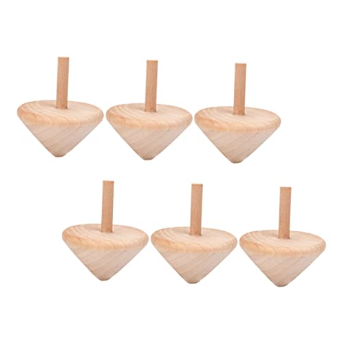 Veemoon 6 Stück Teiliges Holz Gyro Kleine Rotierende DIY Malspielzeug für Langlebig und Leicht Fördert Armkraft und Spielerischen Spaß für Jungen und Mädchen Veemoon 6 Stück Teiliges Holz Gyro Kleine Rotierende DIY Malspielzeug für Langlebig und Leicht Fördert Armkraft und Spielerischen Spaß für Jungen und Mädchen von Veemoon