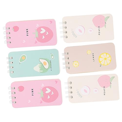Veemoon 6 Stück Teiliges Kleine Spiral Notizblöcke Praktische Pocket Memo Pads Handliche Schreibblöcke für Notizen Listen und Erinnerungen Gemischt für Büro und Schule Veemoon 6 Stück Teiliges Kleine Spiral Notizblöcke Praktische Pocket Memo Pads Handliche Schreibblöcke für Notizen Listen und Erinnerungen Gemischt für Büro und Schule von Veemoon