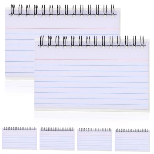 Veemoon 6 Stück Teiliges Liniertes Spiral indexkarten notizbuch Kleines Tragbares Notepad mit Abtrennbaren Blättern für Schüler Lehrer Büro Schule Handliches Schreibwaren Veemoon 6 Stück Teiliges Liniertes Spiral indexkarten notizbuch Kleines Tragbares Notepad mit Abtrennbaren Blättern für Schüler Lehrer Büro Schule Handliches Schreibwaren von Veemoon