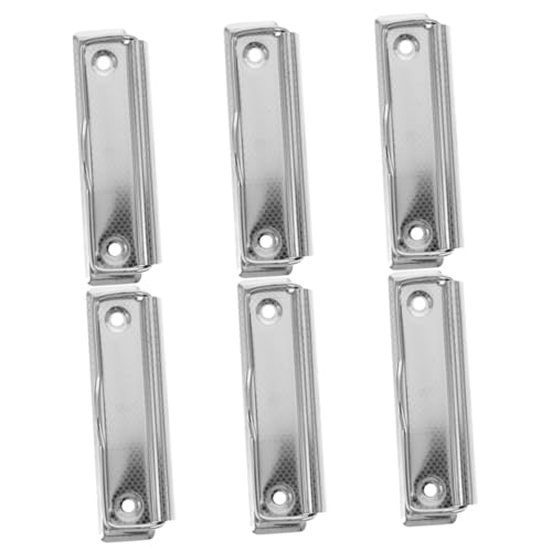Veemoon 6 Stück Teiliges Metall Clipboards Klemmbretter aus Aluminiumlegierung Robuste Schreibbrett Clips Vielseitige Büroklammern für Zuhause Büro Schule und und Leicht Einfach zu Veemoon 6 Stück Teiliges Metall Clipboards Klemmbretter aus Aluminiumlegierung Robuste Schreibbrett Clips Vielseitige Büroklammern für Zuhause Büro Schule und und Leicht Einfach zu von Veemoon