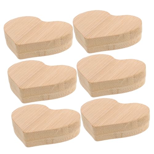 Veemoon 6 Stück Teiliges Natürliche Holz Herzformen zum Basteln Unbehandelte DIY Holzscheiben Vielseitige Holzstücke für Malerei Dekoration und Kreative Wohnraumgestaltung Veemoon 6 Stück Teiliges Natürliche Holz Herzformen zum Basteln Unbehandelte DIY Holzscheiben Vielseitige Holzstücke für Malerei Dekoration und Kreative Wohnraumgestaltung von Veemoon