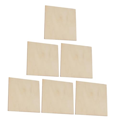 Veemoon 6 Stück Teiliges Quadratische Holzplatten Unbehandelte Holzstücke zum Basteln DIY Holzscheiben für Malerei Gravur Hochzeitsdeko Party Geschenkanhänger Vielseitig Zuschneidbar Veemoon 6 Stück Teiliges Quadratische Holzplatten Unbehandelte Holzstücke zum Basteln DIY Holzscheiben für Malerei Gravur Hochzeitsdeko Party Geschenkanhänger Vielseitig Zuschneidbar von Veemoon