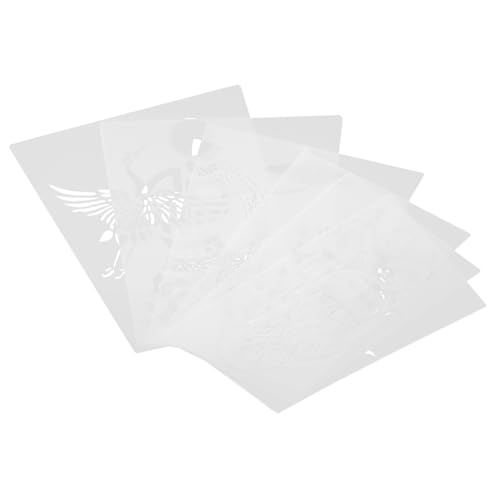 Veemoon 6 Stück Teiliges Set Handgefertigte Schablonen für Diy Frühlingscouplets Hollow Newspaper Malvorlagen für Holz Karten und Kreative Bastelprojektea Veemoon 6 Stück Teiliges Set Handgefertigte Schablonen für Diy Frühlingscouplets Hollow Newspaper Malvorlagen für Holz Karten und Kreative Bastelprojektea von Veemoon