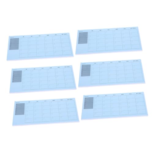 Veemoon 6 Stück Teiliges Tragbare Notizblöcke mit Selbstklebenden Abreißbaren Zetteln Praktisches Memo Pad Kalender für Büro Schule und Alltag Einfache Aufbewahrung und Vielseitige Veemoon 6 Stück Teiliges Tragbare Notizblöcke mit Selbstklebenden Abreißbaren Zetteln Praktisches Memo Pad Kalender für Büro Schule und Alltag Einfache Aufbewahrung und Vielseitige von Veemoon
