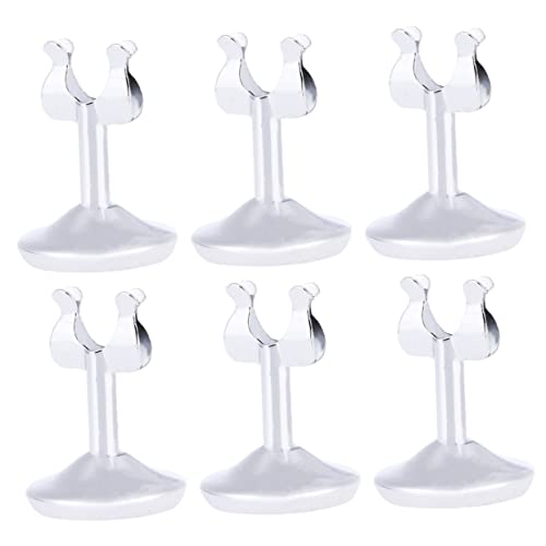 Veemoon 6 Stück Teiliges U Förmiges Nummernschildhalter aus Rostfreiem Stabile Tischkartenhalter für Hochzeit Party Restaurant Elegante und Langlebige Kartenclips Veemoon 6 Stück Teiliges U Förmiges Nummernschildhalter aus Rostfreiem Stabile Tischkartenhalter für Hochzeit Party Restaurant Elegante und Langlebige Kartenclips von Veemoon