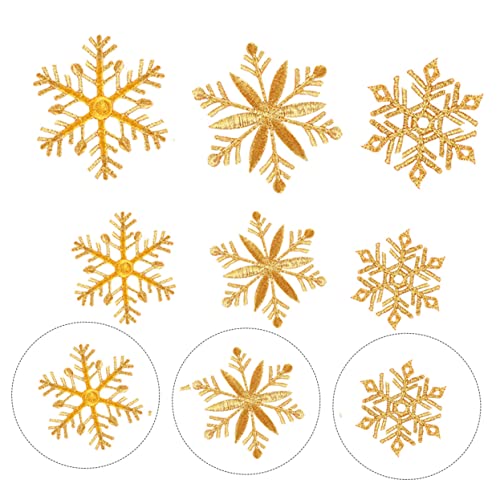 Veemoon 6 Stück Teiliges Weihnachtsapplikationen Goldene Schneeflocken Bestickte Patches Langlebig Leicht Diy Kleidung Dekoration Geschenkidee für Veemoon 6 Stück Teiliges Weihnachtsapplikationen Goldene Schneeflocken Bestickte Patches Langlebig Leicht Diy Kleidung Dekoration Geschenkidee für von Veemoon