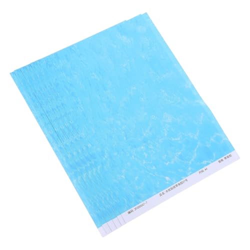 Veemoon 6 Stück Wasserwellen Sticker Ultradünn Flexibel Realistische Wasseroberfläche für DIY Mikrolandschaften Modellbau Flüsse Seen Pools Kreative Bastelmaterialien von Veemoon