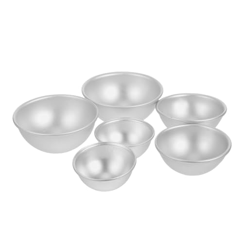 Veemoon 6 Stücke Handgemachte Seife Form Kuchen Ball Maker Formenbau Kit Form Metall Kuchen Ball Form Formen Aluminium Legierung Silber Veemoon 6 Stücke Handgemachte Seife Form Kuchen Ball Maker Formenbau Kit Form Metall Kuchen Ball Form Formen Aluminium Legierung Silber von Veemoon