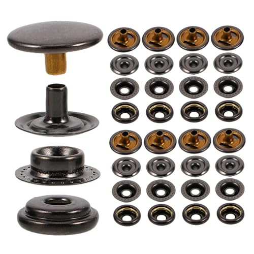 Veemoon 60 Sätze Druckknopf Teilig Metall Druckknöpfe für Diy Kleidung Jacken und Mäntel Robust und Vielseitig Einsetzbar für Projekte und Modeanpassungen Veemoon 60 Sätze Druckknopf Teilig Metall Druckknöpfe für Diy Kleidung Jacken und Mäntel Robust und Vielseitig Einsetzbar für Projekte und Modeanpassungen von Veemoon