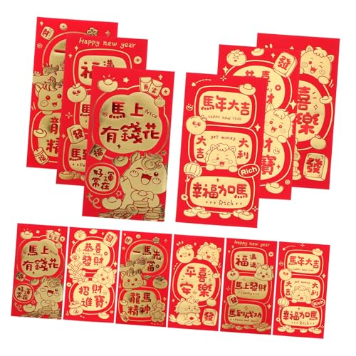 Veemoon 60 Stück 2026 Rote Päckchen Rote Päckchen Chinesischer Neujahrsumschlag Chinesischer Hong Bao Zum Mondjahr Veemoon 60 Stück 2026 Rote Päckchen Rote Päckchen Chinesischer Neujahrsumschlag Chinesischer Hong Bao Zum Mondjahr von Veemoon