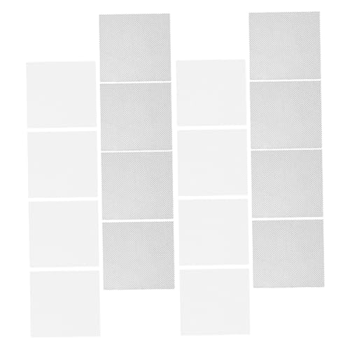 Veemoon 60 Stück Augen-mesh Sheets Atmungsaktives Schwarzes Netzstoff für DIY Maskenherstellung Cosplay Tierkostüme Basteln Zubehör von Veemoon