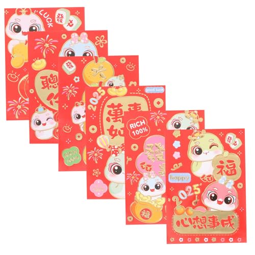 Veemoon 60 Stück Chinesische Rote Umschläge Neujahr Traditionelle Hongbao Budgeting Envelopes Kleine Dicke Papierumschläge mit Glückwünschen für Lunar Year Geschenkumschläge Veemoon 60 Stück Chinesische Rote Umschläge Neujahr Traditionelle Hongbao Budgeting Envelopes Kleine Dicke Papierumschläge mit Glückwünschen für Lunar Year Geschenkumschläge von Veemoon