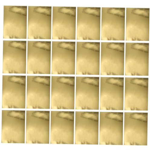 Veemoon 60 Stück Goldfolie Papier für Bastelarbeiten Glänzendes Metallic Karton für Diy Projekte Spiegelkarton für Kreative Anwendungen Hochwertiges Bastelpapier für Journale und Karten von Veemoon