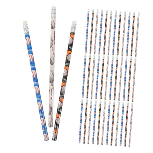 Veemoon 60 Stück Holzbleistifte für Radiergummi Ergonomisches Design für Schule Zuhause und Outdoor Aktivitäten von Veemoon