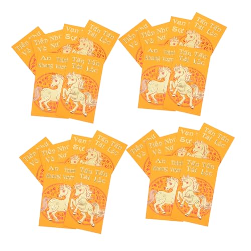 Veemoon 60 Stück Rote Geldumschläge mit Goldenem Pferdejahr Design Große Vietnamesische Hong Bao für Frühlingsfest Traditionelle Lucky Money Envelopes mit Lebendigem Druck Muster Mix Veemoon 60 Stück Rote Geldumschläge mit Goldenem Pferdejahr Design Große Vietnamesische Hong Bao für Frühlingsfest Traditionelle Lucky Money Envelopes mit Lebendigem Druck Muster Mix von Veemoon