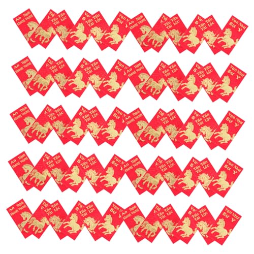 Veemoon 60 Stück Rote Umschläge für das Frühjahrsfest des des Pferdes Vietnamesische Hong Bao Hongbao Umschläge Chinesisches Hongbao Frühling Festival Red Envelope Papier Veemoon 60 Stück Rote Umschläge für das Frühjahrsfest des des Pferdes Vietnamesische Hong Bao Hongbao Umschläge Chinesisches Hongbao Frühling Festival Red Envelope Papier von Veemoon