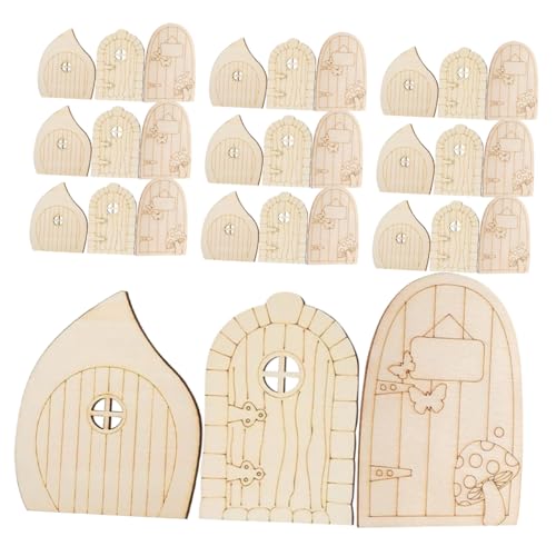 Veemoon 60 Stück Teiliges DIY Holz mit Kleinen Unbehandelten Feentüren Robuste Miniatur Holztüren für Kreative Gestaltung Vielseitige Dekoration für Zuhause Büro Hochzeit und Garten Veemoon 60 Stück Teiliges DIY Holz mit Kleinen Unbehandelten Feentüren Robuste Miniatur Holztüren für Kreative Gestaltung Vielseitige Dekoration für Zuhause Büro Hochzeit und Garten von Veemoon