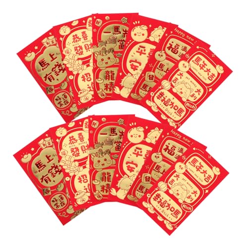 Veemoon 60 Stück Teiliges Rote Umschläge Jahr Des Pferdes Kreative Hongbao für Chinesisches Neujahrsfest Glücksbringer mit Festlichem Design Papierumschläge für Frühlingsfest Geburtstag Veemoon 60 Stück Teiliges Rote Umschläge Jahr Des Pferdes Kreative Hongbao für Chinesisches Neujahrsfest Glücksbringer mit Festlichem Design Papierumschläge für Frühlingsfest Geburtstag von Veemoon