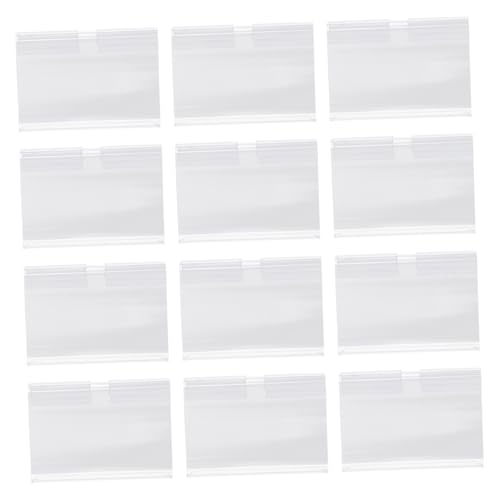 Veemoon 60 Stück Teiliges Transparentes Preisschild aus Langlebigem Etikettenhalter für Supermarktregale und Warenbeschilderung Einfache Handhabung für Einzelhandel und Lagerorganisation Veemoon 60 Stück Teiliges Transparentes Preisschild aus Langlebigem Etikettenhalter für Supermarktregale und Warenbeschilderung Einfache Handhabung für Einzelhandel und Lagerorganisation von Veemoon