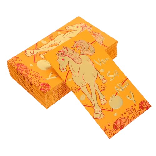 Veemoon 60 Stück Vietnamesische Rote Geldumschläge Pferdejahr Goldene Glücksumschläge Traditionell Design Spring Festival Geldtaschen für Hochzeit Geburtstag Lunar Year von Veemoon