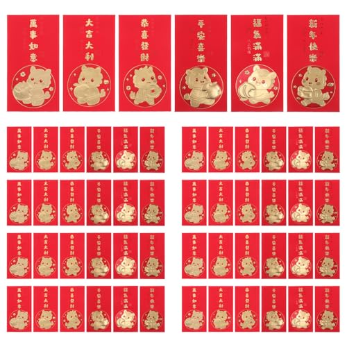 Veemoon 60 rote Umschläge 2026: Sternzeichen Jahr des Pferdes Hong Bao – Vietnamesische Tet-Umschläge – Geldpakete zum chinesischen Neujahr für die Hochzeit zum Frühlingsfest Veemoon 60 rote Umschläge 2026: Sternzeichen Jahr des Pferdes Hong Bao – Vietnamesische Tet-Umschläge – Geldpakete zum chinesischen Neujahr für die Hochzeit zum Frühlingsfest von Veemoon