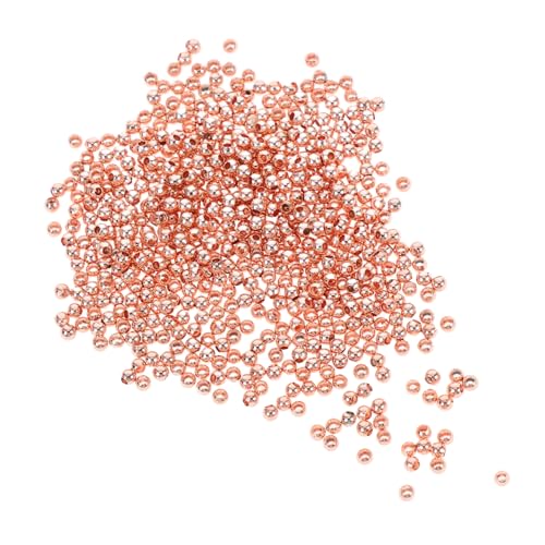 Veemoon 600 Stück Armband perlen Metallperlen für Schmuckhersteller Basteln Sie Abstandsperlen für Schmuck Metall glatte Perlen runde Abstandshalter lose Perlen Kupfer Roségold Veemoon 600 Stück Armband perlen Metallperlen für Schmuckhersteller Basteln Sie Abstandsperlen für Schmuck Metall glatte Perlen runde Abstandshalter lose Perlen Kupfer Roségold von Veemoon