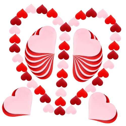 Veemoon 600 Stück Herzspitzen Konfetti aus Schwamm Leichte Reißfeste Tischdeko für Hochzeit Valentinstag Verlobung Party und Babyparty Rot Rosa Vielseitig Einsetzbar als Streudeko und Veemoon 600 Stück Herzspitzen Konfetti aus Schwamm Leichte Reißfeste Tischdeko für Hochzeit Valentinstag Verlobung Party und Babyparty Rot Rosa Vielseitig Einsetzbar als Streudeko und von Veemoon