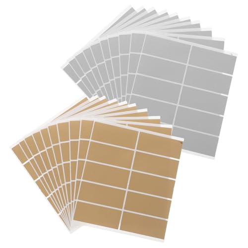Veemoon 600 Stück Kratzaufkleber Rechteckig Gold Silber Selbstklebend für DIY Überraschungen Belohnungen Sticker mit Verdecktem Text für Gewinnspiele Events Veemoon 600 Stück Kratzaufkleber Rechteckig Gold Silber Selbstklebend für DIY Überraschungen Belohnungen Sticker mit Verdecktem Text für Gewinnspiele Events von Veemoon