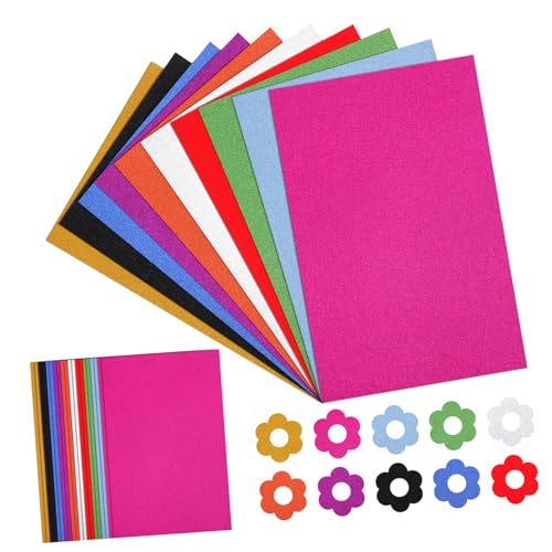 Veemoon 60Blätter Glitzerkartonpapier Gemischte Sicher für Einfach Gestalten für Bastelprojekte und Scrapbooking Veemoon 60Blätter Glitzerkartonpapier Gemischte Sicher für Einfach Gestalten für Bastelprojekte und Scrapbooking von Veemoon